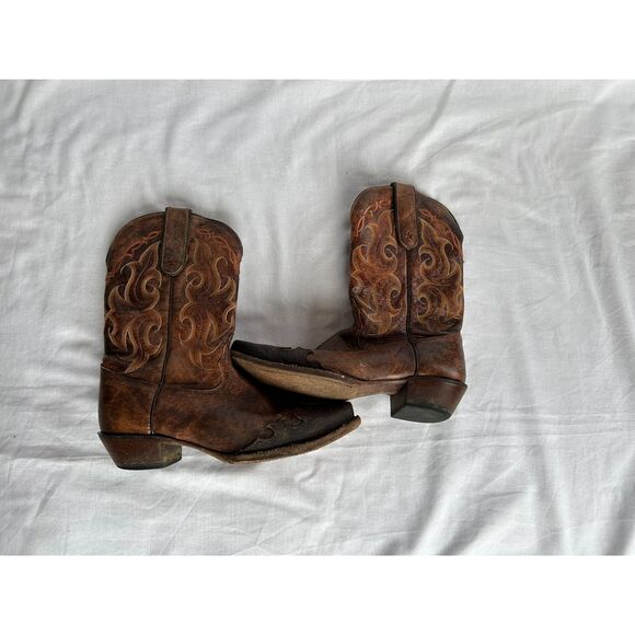 Women's Tony Lama Snip Toe Cowboy Boots, Size 8B Chore/Work Boot - Picture 5 of 9